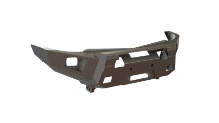 Бампер передний Mitsubishi Pajero Sport 2008-2015/L200 2013-2015 REVO под балку и ПТФ STC-MPS2-BFR-C1-L1L4