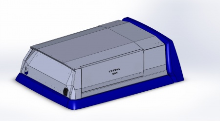 Кунг экспедиционный однодверный KDT Toyota TUNDRA Crew Max 2007-2013  2228(I)