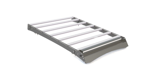 Багажник экспедиционный STC Toyota Hilux 2005+ ШТОРКА с дальним светом  STC-TH05-TR1-L1