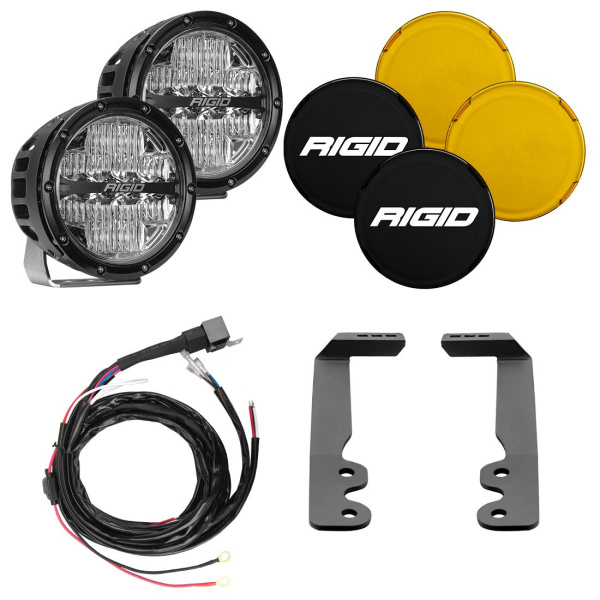 Комплект фар RIGID 360 серия 6″ с креплением на капот Toyota Tundra 22+ 46806