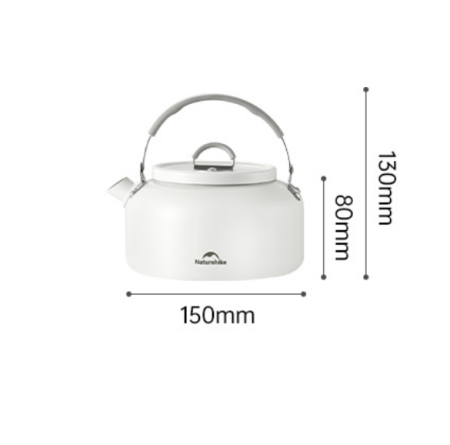 Чайник Naturehike 0,8л., керамическое покрытие, белый CNK2450CF013-08L