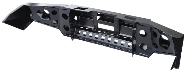 Бампер передний РИФ Mitsubishi L200 2015+ с доп. фарами и защитой бачка омывателя  RIFTMQ-10356