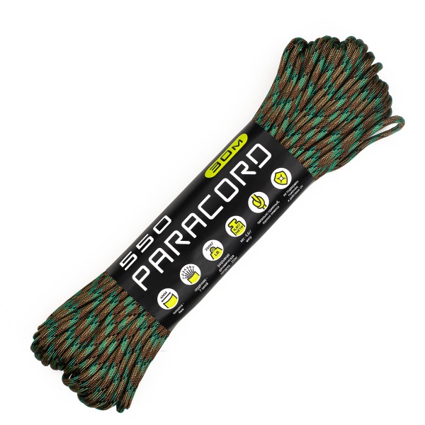 Паракорд 550 CORD nylon 30м (survival camo)  550.N30.SRW.KMF