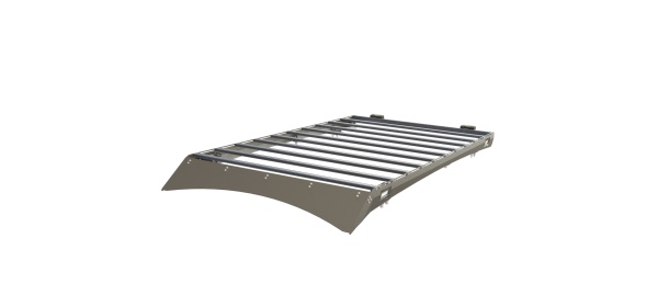 Багажник экспедиционный STC Nissan Patrol Y62 с рабочим и задним светом STC-NPY62-TR-L2L3