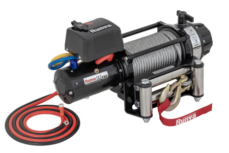 Лебёдка электрическая 24V Runva 12500 lbs 5670 кг (влагозащищенная) EWB12500U24V