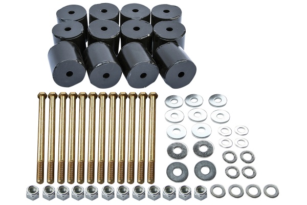 Проставки РИФ для лифта кузова 65 мм УАЗ Хантер (к-т 12 шт.) с крепежом RIF469-88011