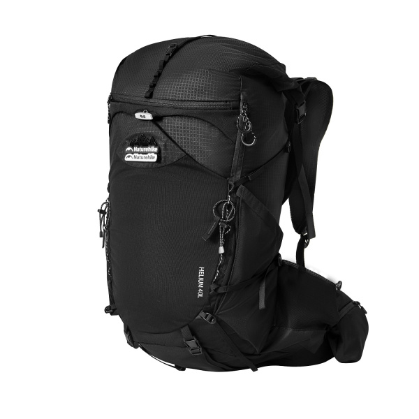 Рюкзак туристический Naturehike Helium Series 40 л, размер L, черный CNK2450XB016-B40LL