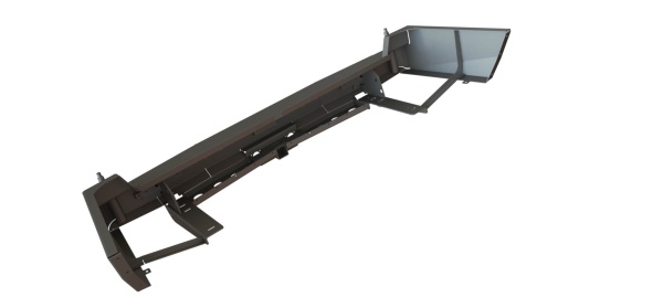 Бампер силовой задний Toyota Land Cruiser 105 с квадратом под фаркоп и дублирующими фонарями STC-TLC105-BR-L1