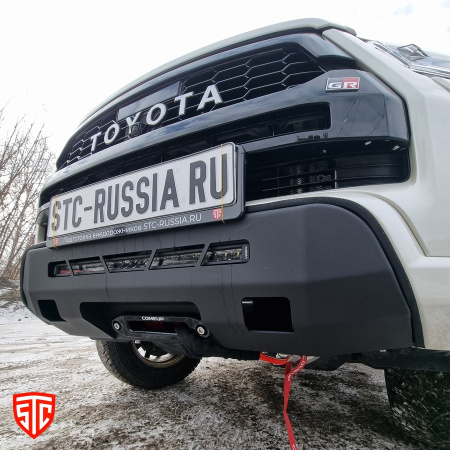 Мини силовик Toyota Hilux 2020+ Black Onyx и GR Sport (+ балка дальнего света) STC-TH20BO-BW-S5-20