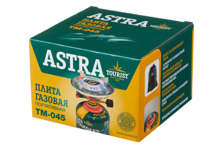 Горелка газовая TOURIST ASTRA, под резьбовой баллон TM-045