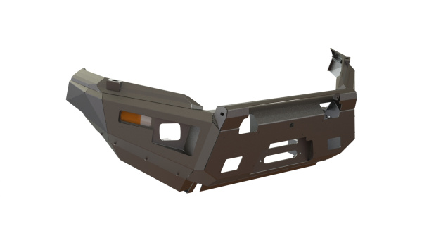 Бампер передний Mitsubishi Pajero Sport 3 2021+ REVO под балку и ПТФ STC-MPS3/21-BFR-C1-L1L4