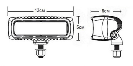 RIGID SR-Q Серия PRO (6 светодиодов) — Водительский свет (шт.) 914313