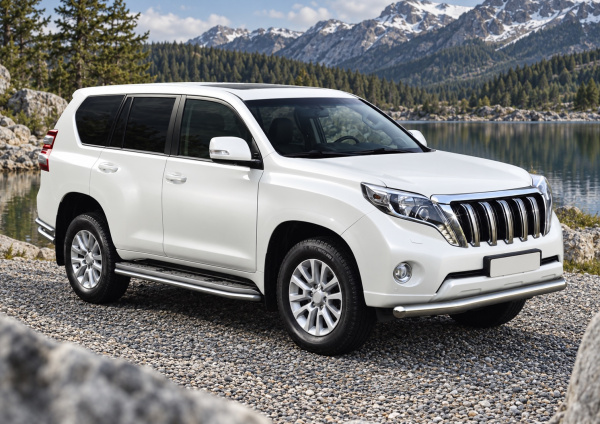 Фото изделия: Защита переднего бампера d76 Rival Toyota Land Cruiser Prado 150 2009-2013-2017 R.5704.008
