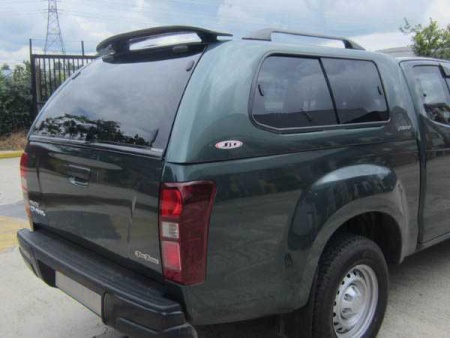 Кунг SJS Isuzu D-Max RT50 черный (523) сдвижные окна
