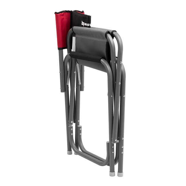 Кресло директорское NISUS без столика (серый/красный/черный)  N-DC-95200-GRD