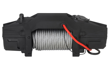 Лебёдка автомобильная электрическая 12V Runva 5443 кг стальной трос EWXT12000F