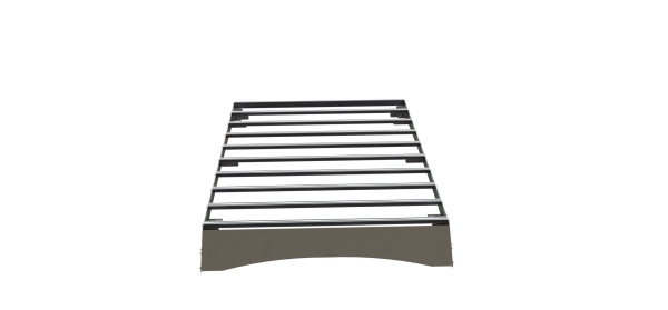 Багажник экспедиционный STC Mitsubishi Pajero Sport 2016+ с рабочим светом  STC-MPS3-TR-L3