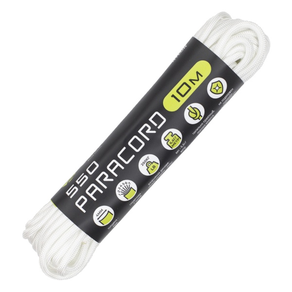 Паракорд 550 CORD nylon 10м (white)  550.N10.WT