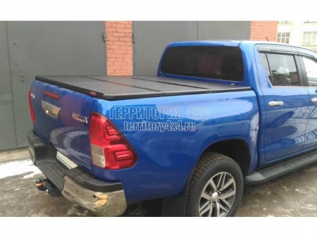 Крышка алюминиевая трехсекционная Kramco на Toyota Hilux Revo (2015-2019) -162566