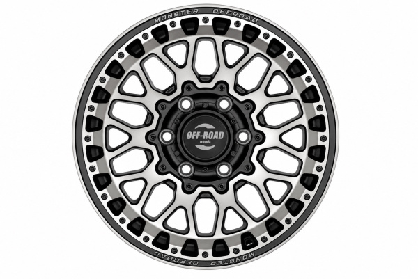 Детали колёсного диска: Диск литой черный матовый 6x139,7 8,5xR17 d106,1 ET+20 (продаются по 4 шт.) FF2131-1785-63906BRE+20