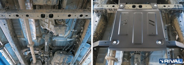 Защита РК RIVAL Toyota Hilux 2015-   111.9504.1