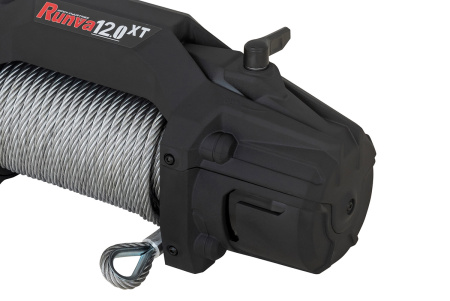 Лебёдка автомобильная электрическая 12V Runva 5443 кг стальной трос EWXT12000F