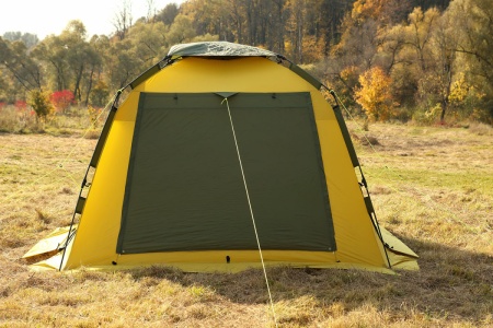 Шатер автомат Maverick Fortuna 300 (хаки/желто-горчичный)  M-KM-007