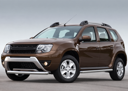Фото изделия: Защита порогов d57 Rival Nissan Terrano 2014-/Renault Duster 2011- R.4703.006
