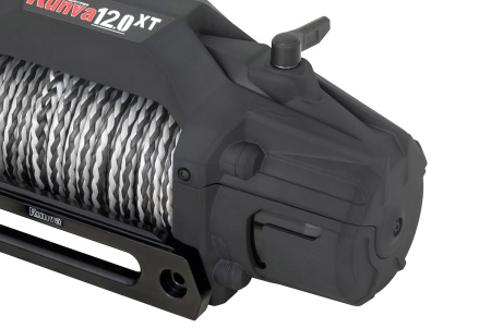 Лебёдка автомобильная электрическая 12V Runva 5443 кг синтетический трос EWXT12000FSR