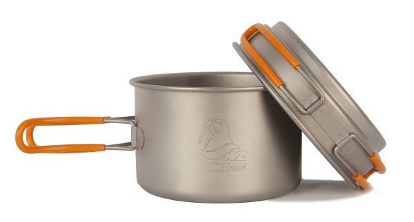 Кастрюля с крышкой 800 мл Kovea NZ Titanium Cookware 800 мл.  TS-012