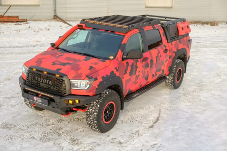 Багажник экспедиционный Toyota Tundra Crew Max 2006-2021 ШТОРКА STC-TTCM/06-TR1