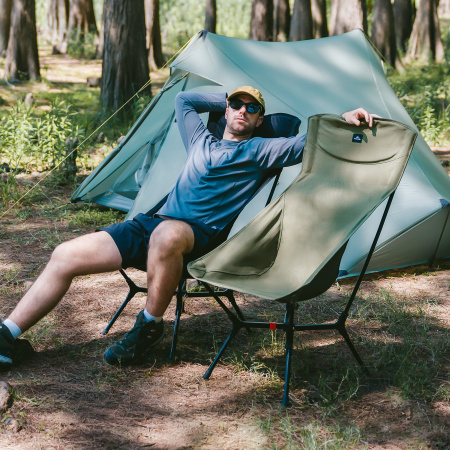 Кресло туристическое Naturehike Yamami YL01 складное, 81,5х56х99 см, до 140 кг, черное CNK2550JJ013-MBL