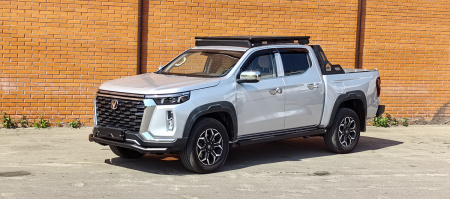 Багажник экспедиционный (платформа) алюминиевый РИФ 1250x1420 мм для Changan Hunter Plus (с крепежом) RIFF70-roof4