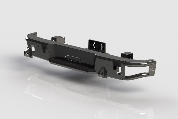 Бампер силовой задний BMS ALFA для УАЗ Патриот 2016-2021 BMS060114