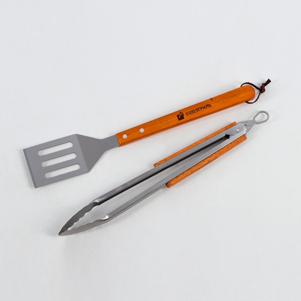 Набор для барбекю СОЮЗГРИЛЬ (щипцы, лопатка)  GRILLSET_2