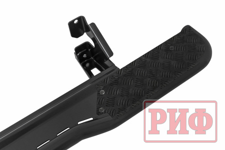 Пороги РИФ силовые Toyota Land Cruiser Prado 120 черные RIF120-40000-BL