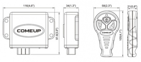 Пульт радиоуправления COMEUP RF-24E с держателем для Cub 2/2s/3/3s/4/4s 881776