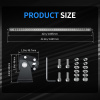Светодиодная балка ALO-S5-40 200W КОМБИНИРОВАННЫЙ СВЕТ (белый)