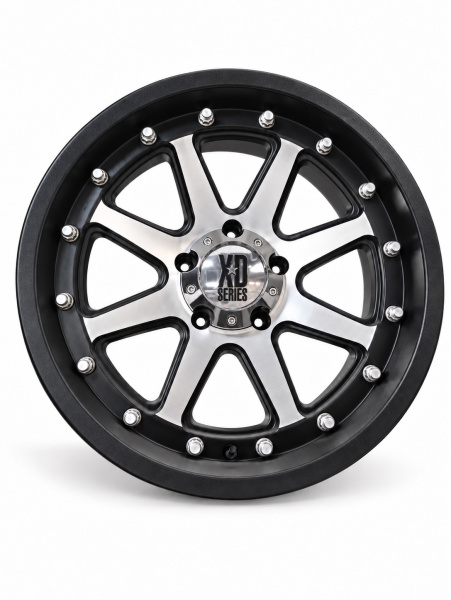 Фото колёсного диска: Диск колесный литой XD798 Addict 20x9 5x150 Machined Black (-12mm) XD798-20X9-5X150-ET-12