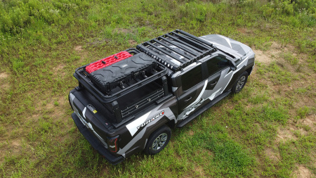 Силовой каркас-кунг Baja Racing (тип Т) с 2-мя большими боковыми ящиками Ford F-150, Toyota Tundra YHA002-A-01