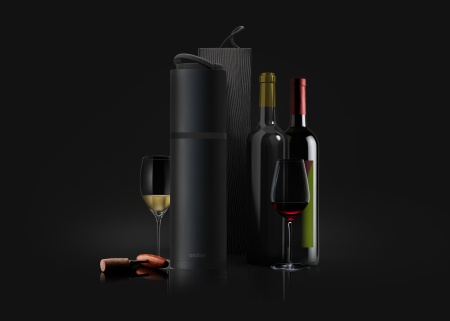 Термофутляр для вина VIN BLANC, черный  VPB1.06-BLACK