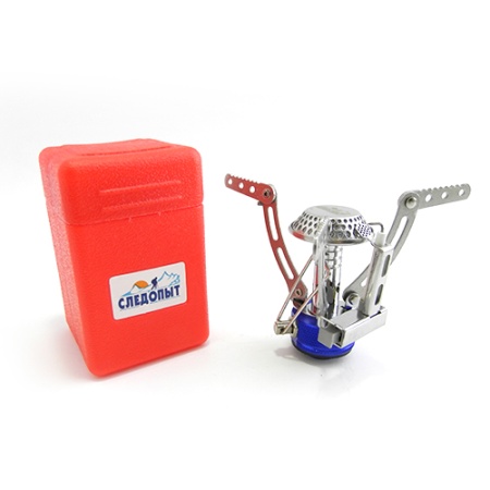Горелка газовая портативная СЛЕДОПЫТ "Одинокий путешественник" резьбовой баллон  PF-GSP-S01