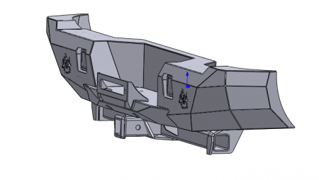 Бампер задний 4x4tun TOYOTA HILUX REVO 16.THBR Бампер задний 4x4tun TOYOTA HILUX REVO 16.THBR