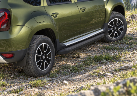 Фото изделия: Порог Black Rival Mitsubishi/ Nissan Terrano/Renault Duster/ Ssang Yong/Suzuki F173ALB — изображение 5