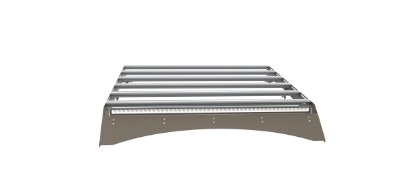 Багажник экспедиционный УСИЛЕННЫЙ STC Toyota Tundra Double Cab с дальним светом  STC-TTDC-TRH-L1