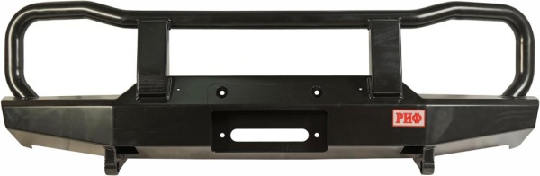 Бампер передний РИФ ВАЗ Нива с защитной дугой, с площадкой под лебедку  RIFNVA-10300