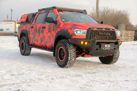 Багажник экспедиционный Toyota Tundra Crew Max 2006-2021 ШТОРКА ШНОРКЕЛЬ STC-TTCM/06-TR2
