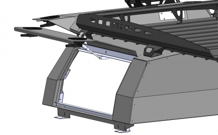 Кунг экспедиционный трехдверный III поколения KDT Toyota HILUX 2015-   15283