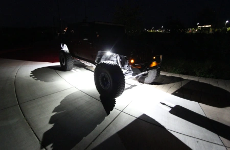 RIGID Rock Light Kit- Холодный белый цвет свечения (4 модуля) 400203