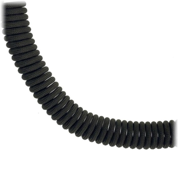 Страховочный тренчик CORD из паракорда с 2 карабинами (black)  TR.KK.B